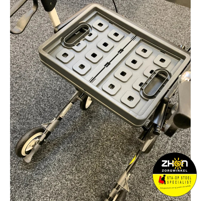 ZHON - Rollator-krat - Vouwkrat voor op zitje van de rollator - Universeel - Antraciet