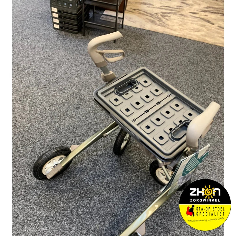 ZHON - Rollator-krat - Vouwkrat voor op zitje van de rollator - Universeel - Antraciet