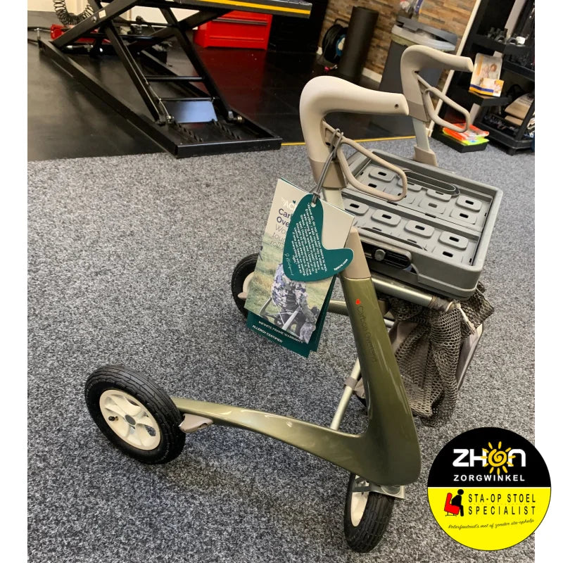 ZHON - Rollator-krat - Vouwkrat voor op zitje van de rollator - Universeel - Antraciet