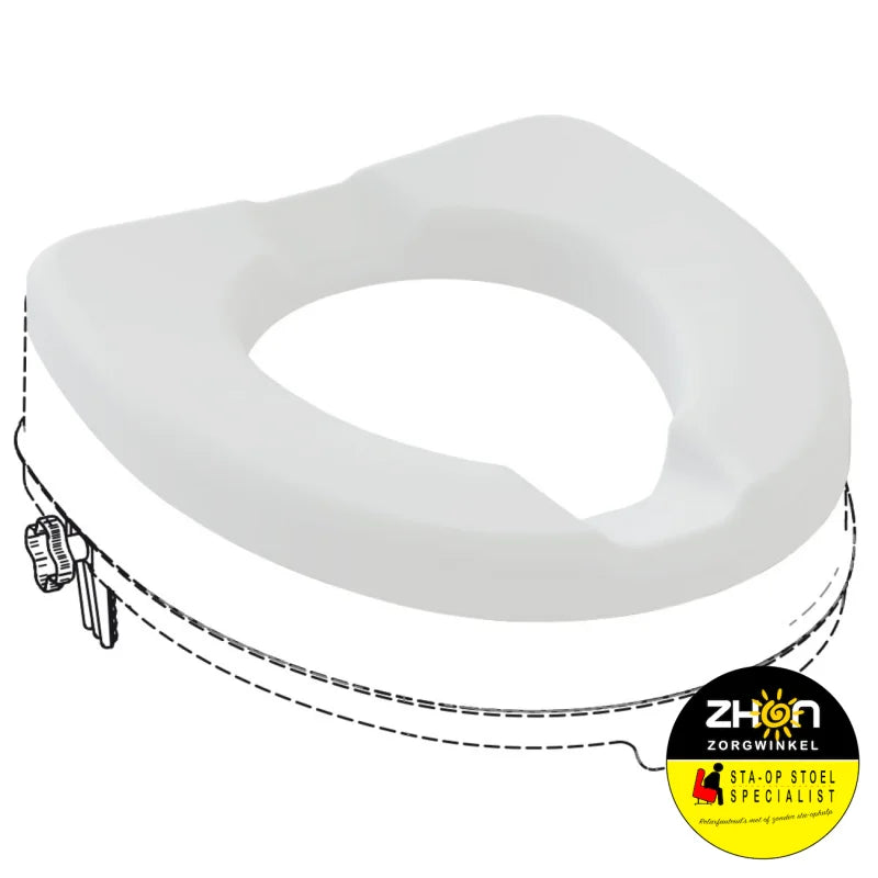 Zachte toiletzitting voor Atlantis toiletverhoger
