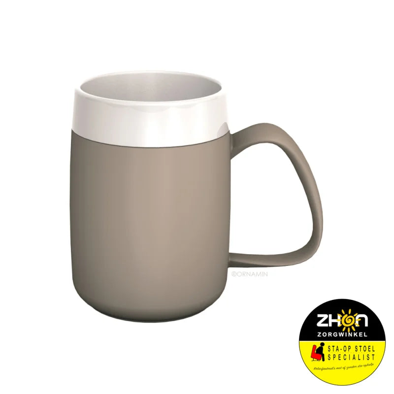 Warmhoudbeker 280ml Linnen grijs