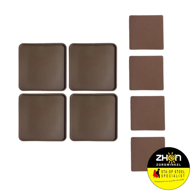 MultiMotion antislip bodems en schuimplaatjes - Bruin