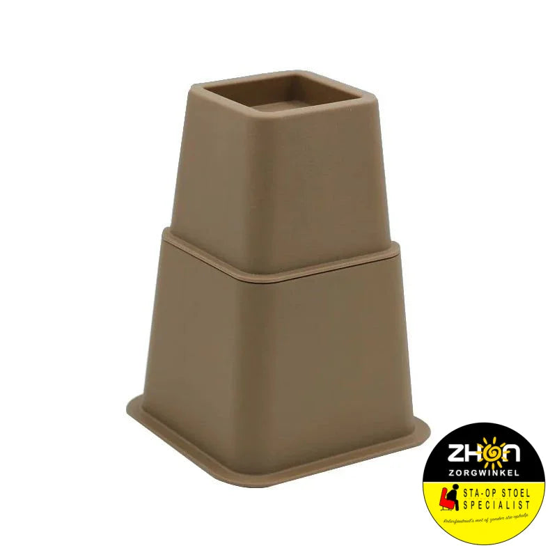 MultiMotion bedverhogers 21 cm - Bruin