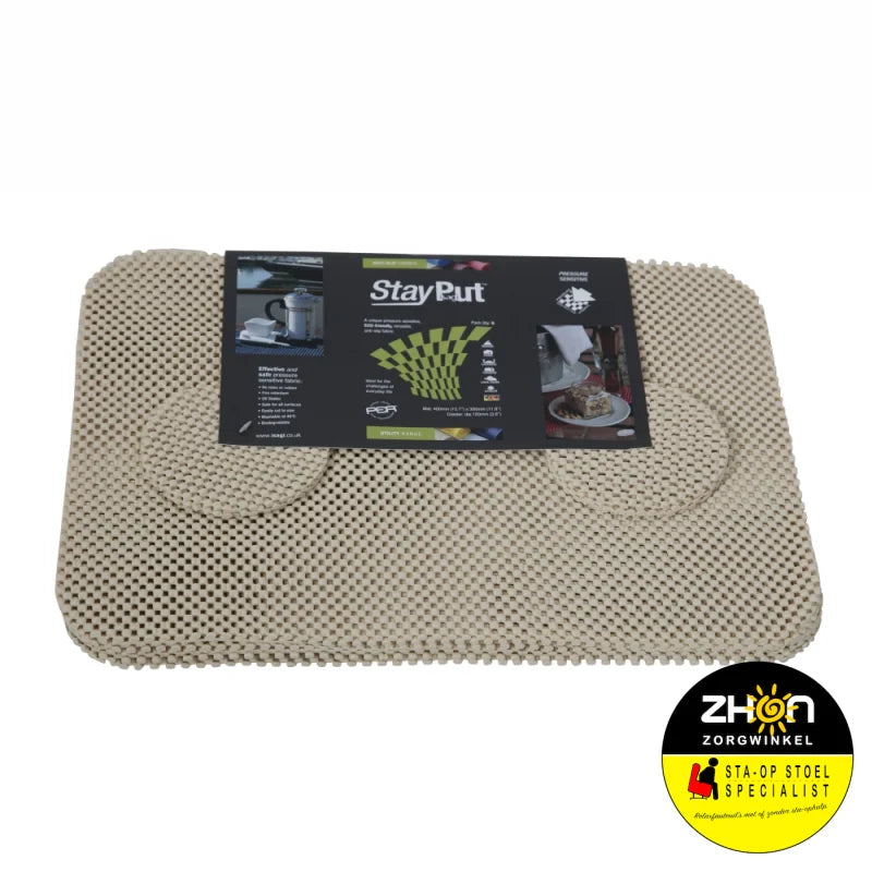 Anti-slip placemat en onderzetter set
