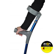 Elleboogkruk dubbel verstelbaar