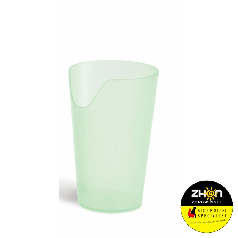 Beker met neusuitsparing
