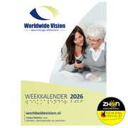 Weekkalender Grootletter A4