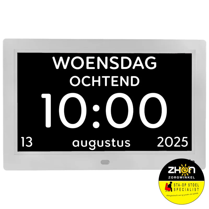 BBrain Analoge wifi Dementieklok wit