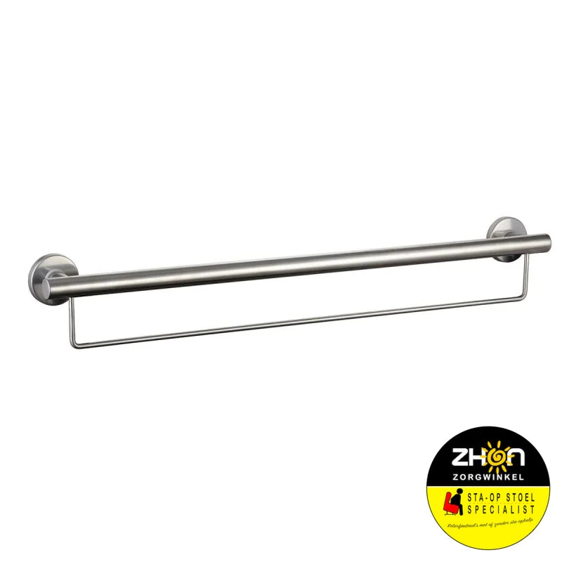 MultiMotion wandbeugel RVS met handdoekrek - 90 cm
