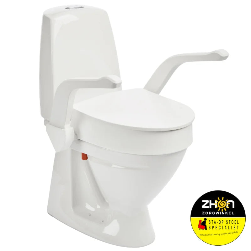 Etac My-Loo toiletverhoger met armsteunen - 10 cm