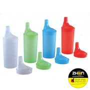 Drinkbekerset met lange tuitdeksels