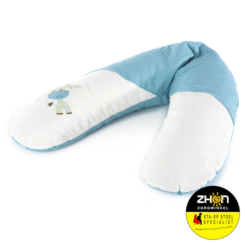 Hoes ezel blauw-wit