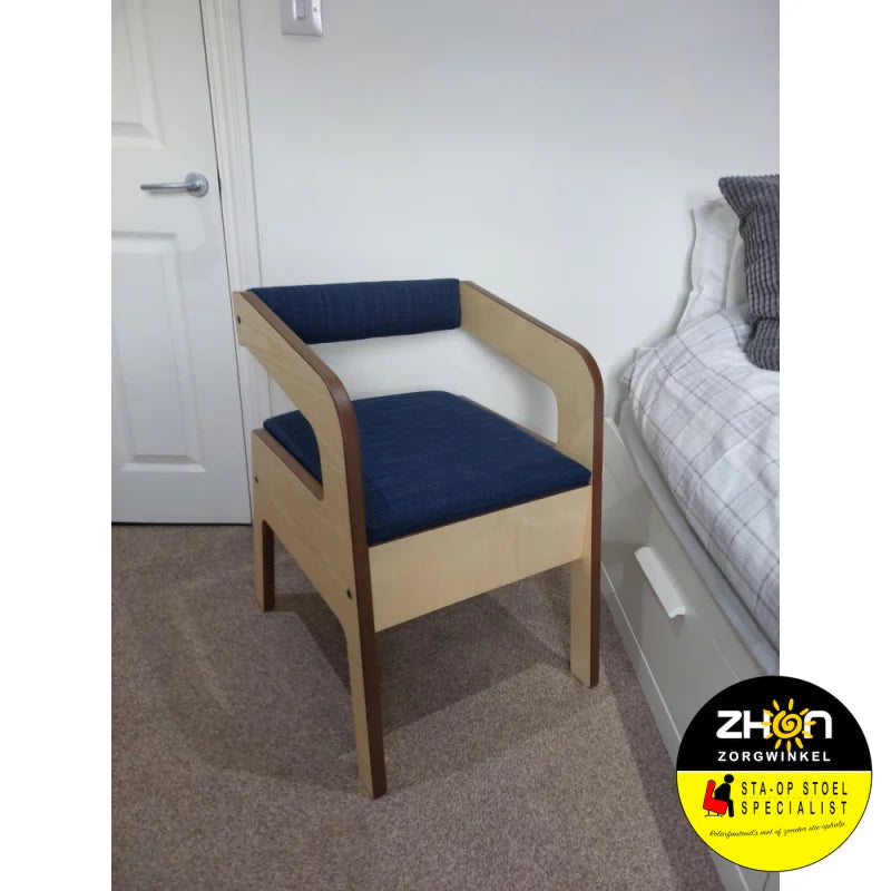 Commode beuk-blauw