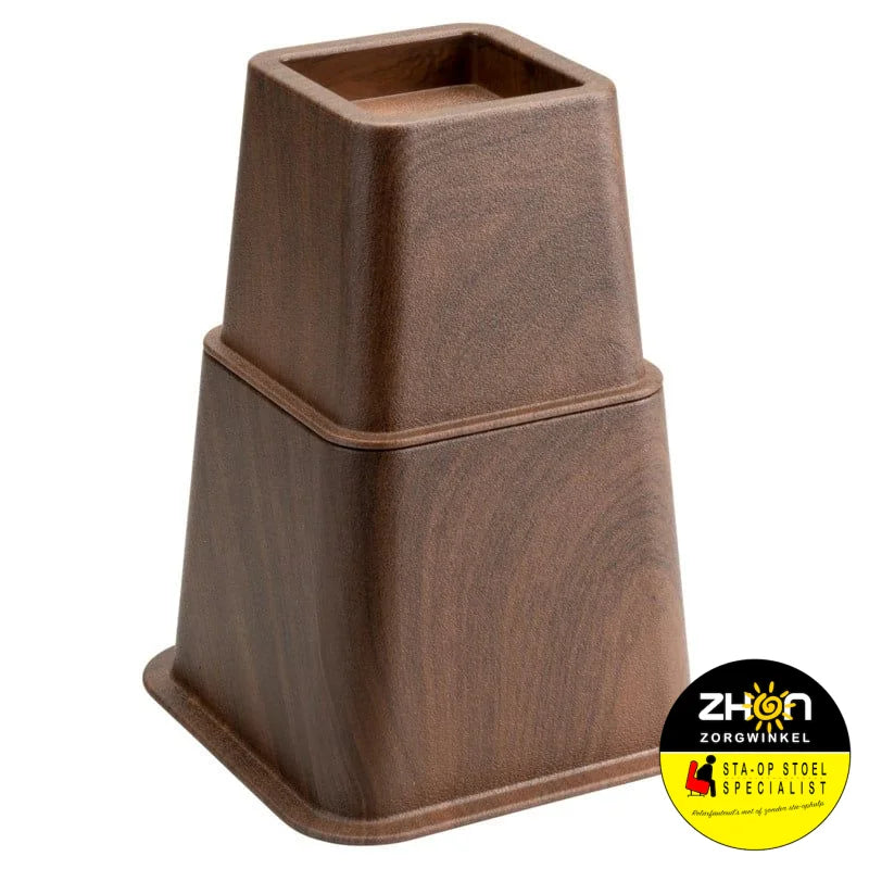 MultiMotion bedverhogers 21 cm - Hout print
