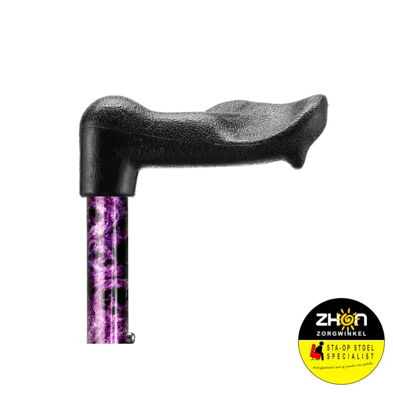 Walk-On anatomisch opv. wandelstok Purple Marble Rechts