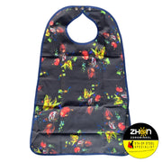 MultiMotion wasbare slab met print - Gekleurde bloemen