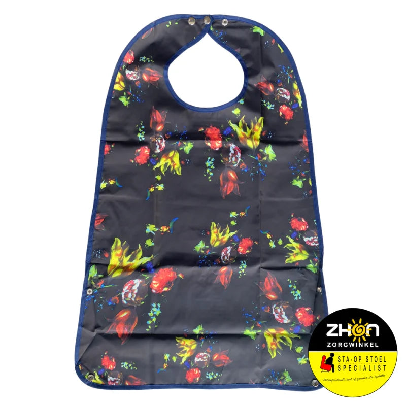 MultiMotion wasbare slab met print - Gekleurde bloemen