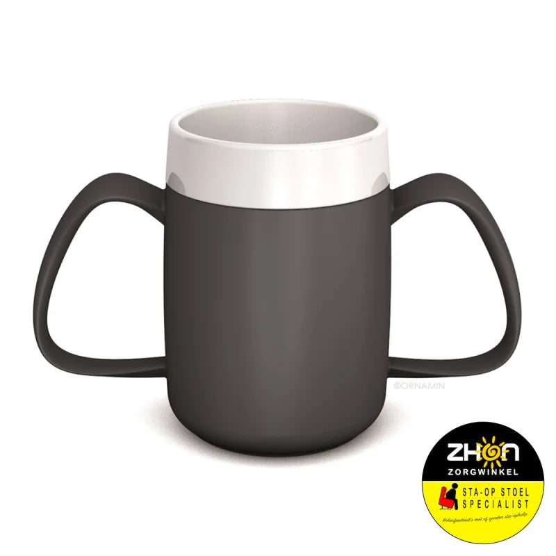 Conische ergobeker 160ml Antraciet