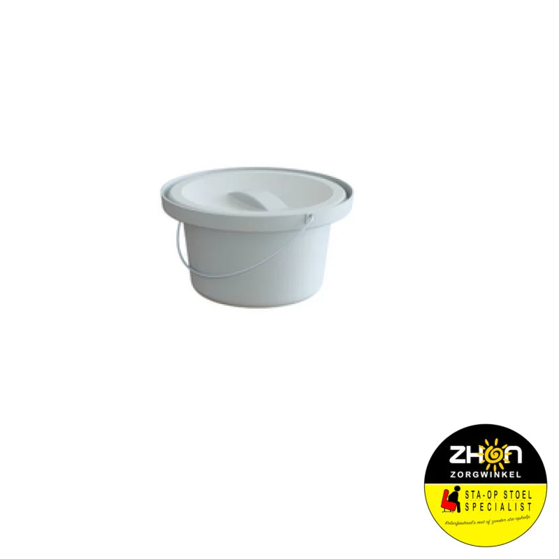 Emmer met deksel tbv Atlantis Toiletstoel