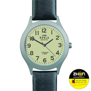 Ruhla Titanium horloge Gele WP 37mm zwart