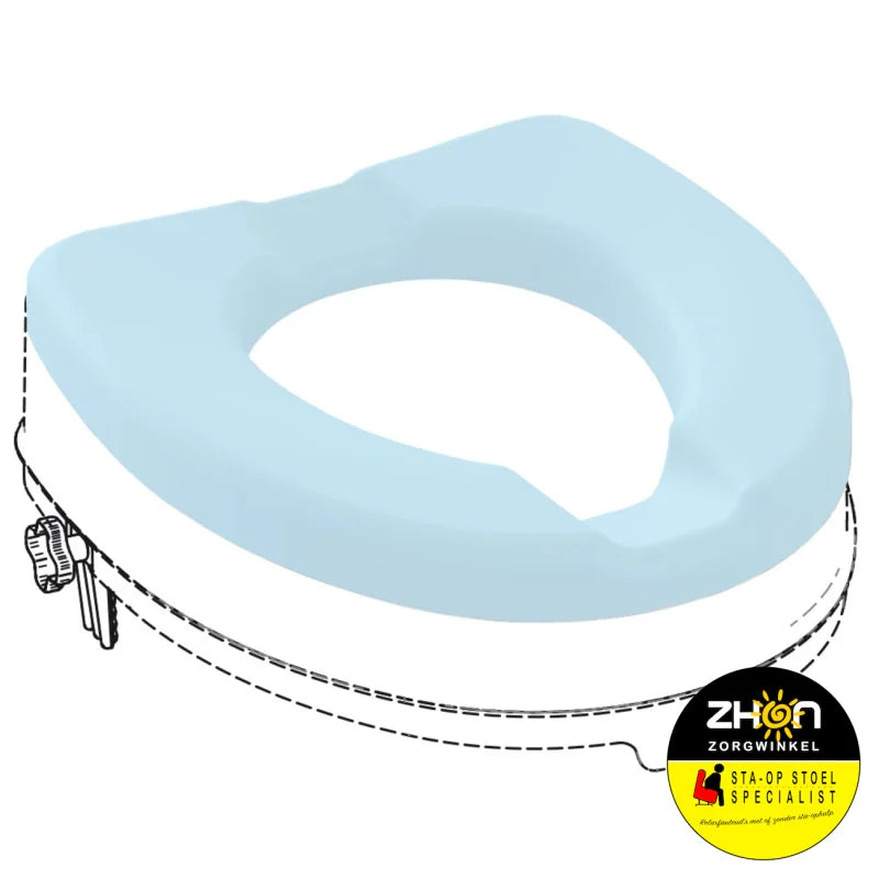 Zachte toiletzitting voor Atlantis toiletverhoger