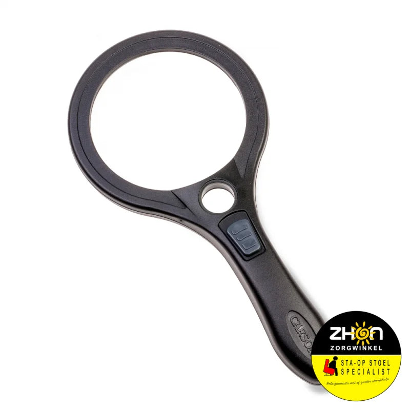 Vergrootglas rond met ledverlichting