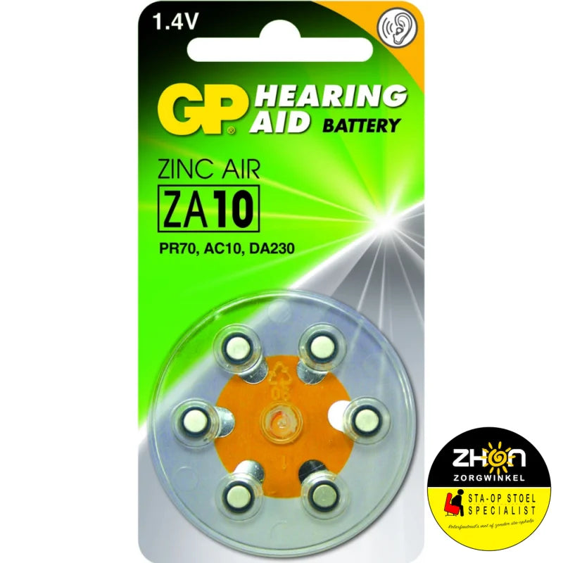 Zink Air hoorapparaat batterijen