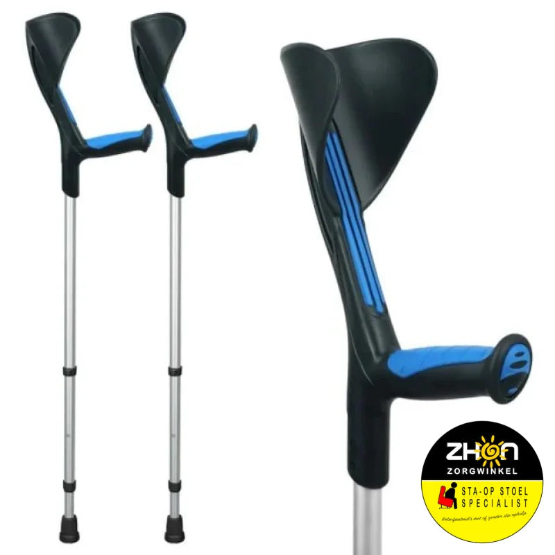 Herdegen elleboogkrukken Advance - Blauw