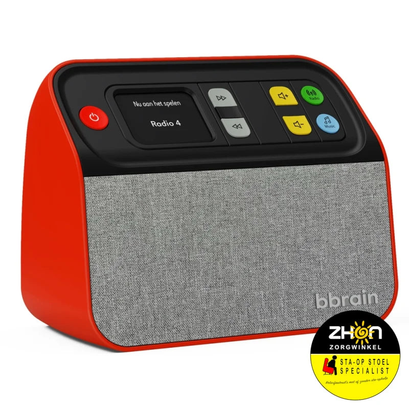 BBrain Muziekspeler Rood            
