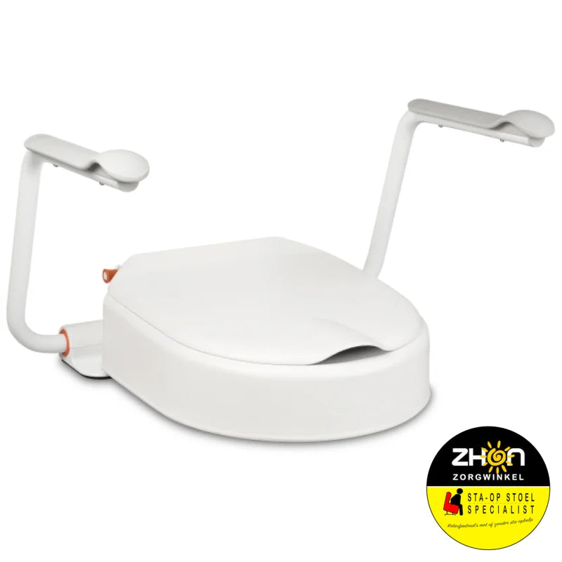 Hi Loo toiletverhoger vast met armleuning