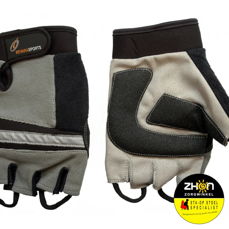 Rolstoelhandschoenen grijs