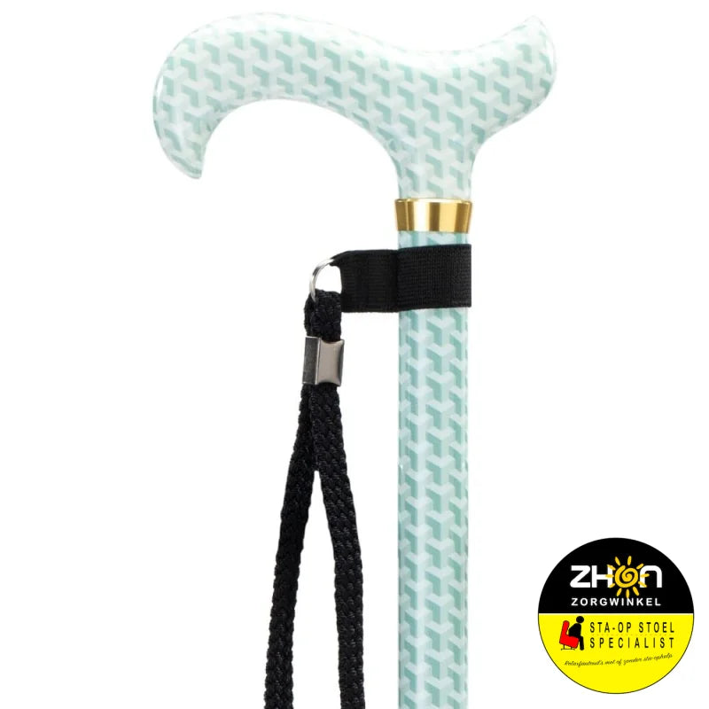 MultiMotion wandelstok met volledige print- Groen motief