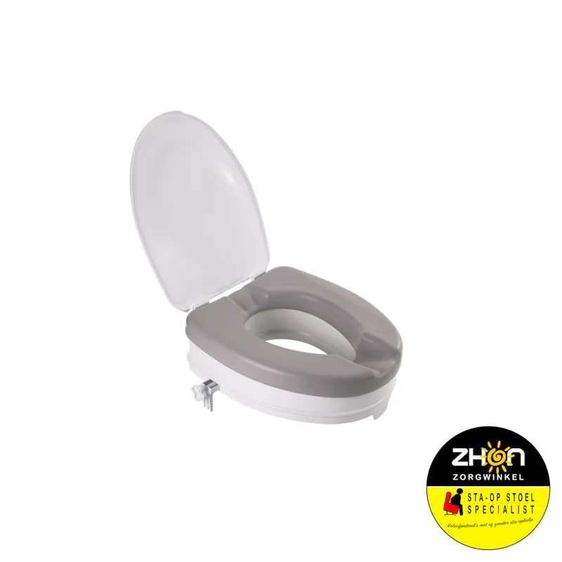 Zachte toiletverhoger 10cm & deksel