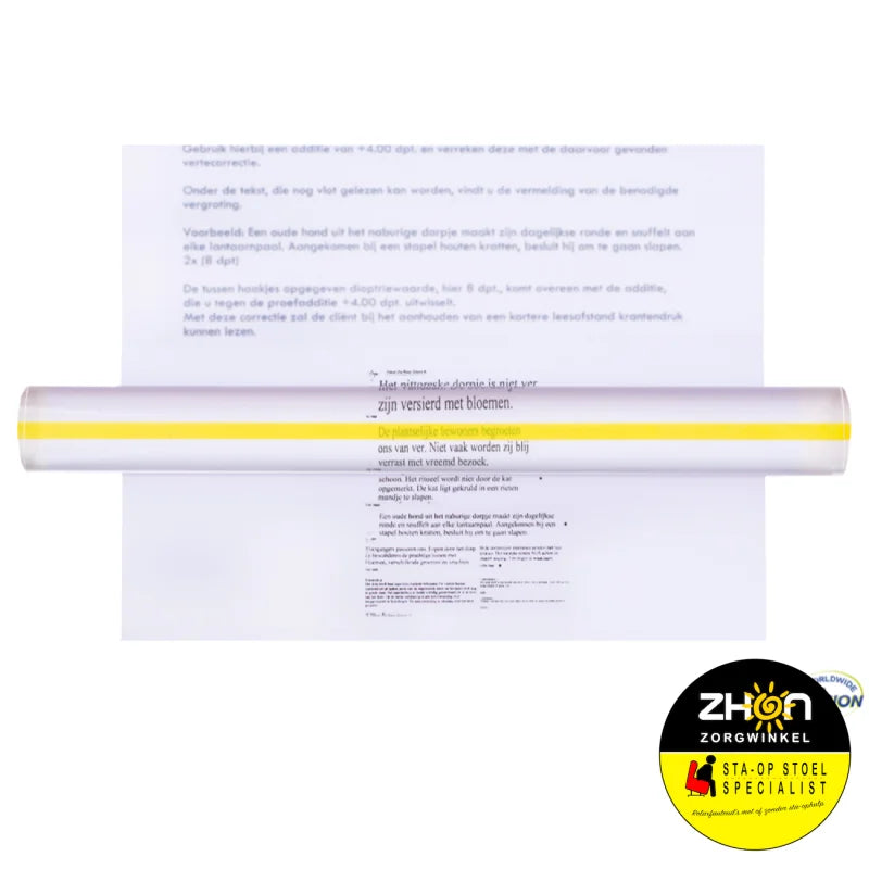 Leeslin. 22.8/2.5 Cm Vergroot 1.5X