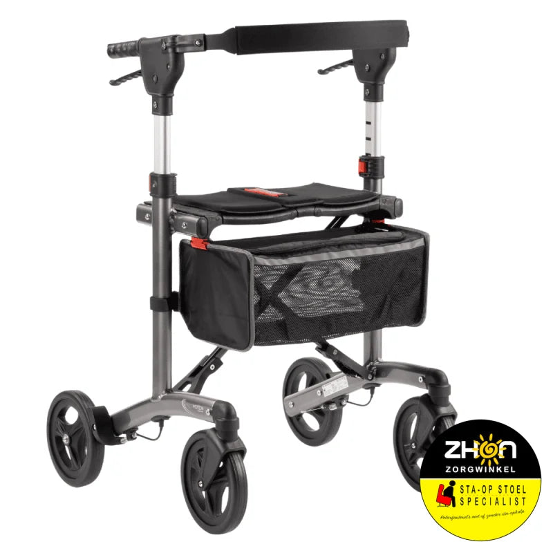MultiMotion Trollimaster RA60 rollator STANDARD - Donkergrijs