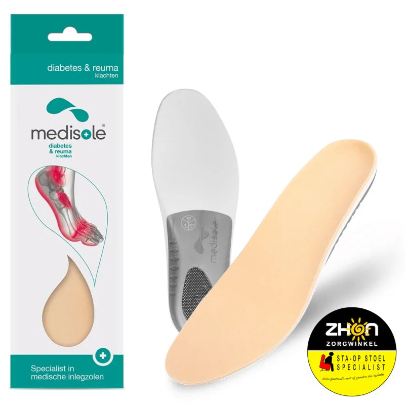 Medische inlegzolen Diabetes & Reuma klachten