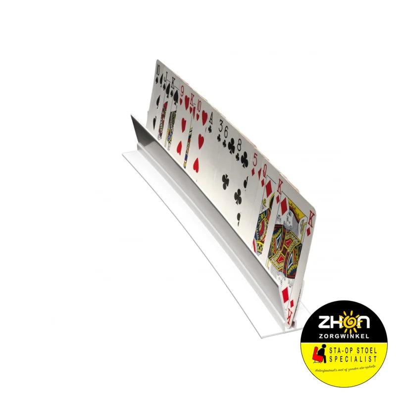 Kaartenhouder plastic dubbelzijdig