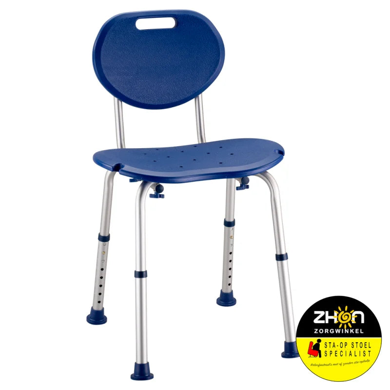 MultiMotion douchestoel ovaal - Blauw