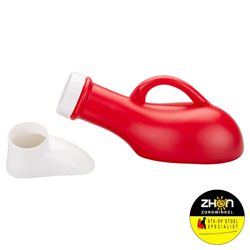 MultiMotion Urinaal unisex met schroefdop - Rood