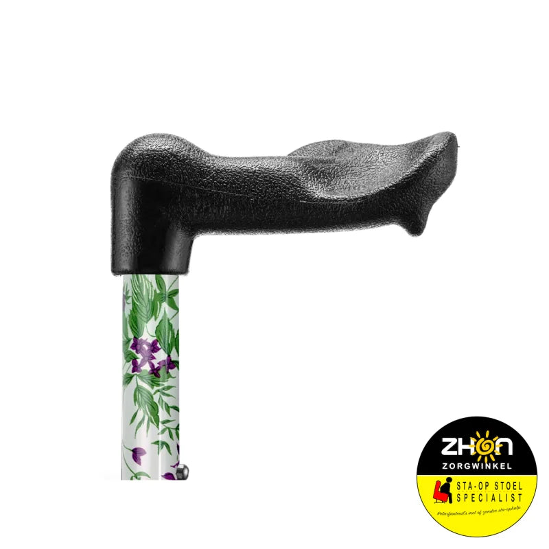 Walk-On anatomisch opv. wandelstok Woodland Flowers Rechts