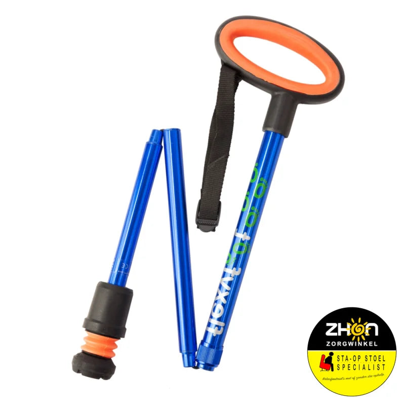 Wandelstok met ovalen handvat