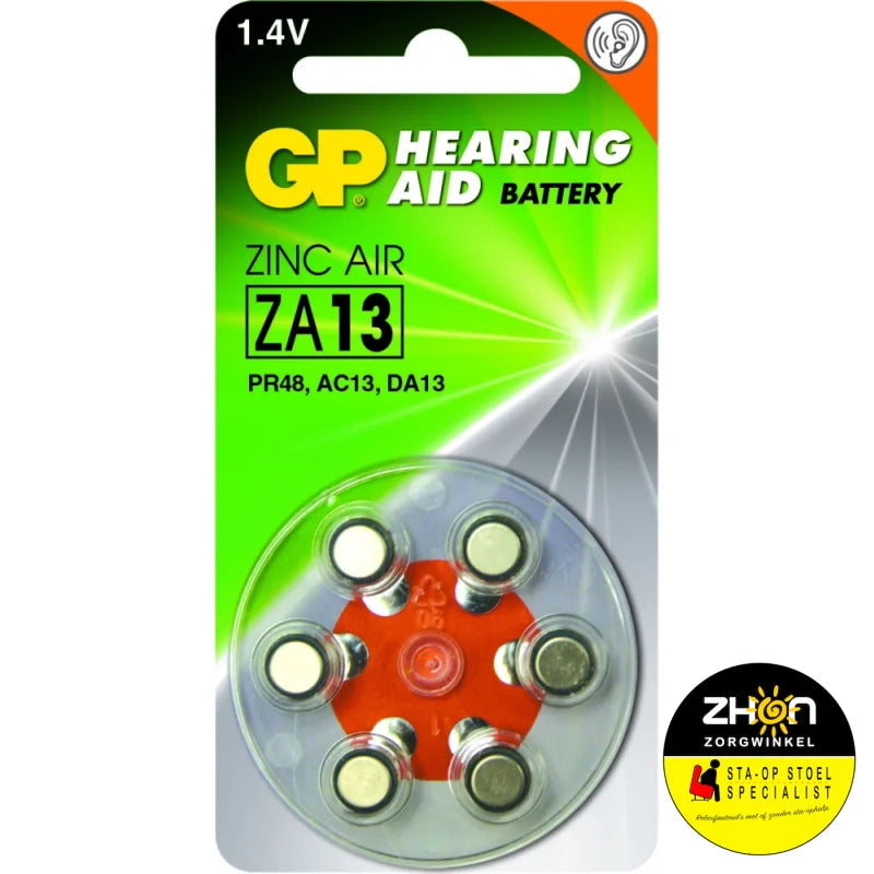 Zink Air hoorapparaat batterijen