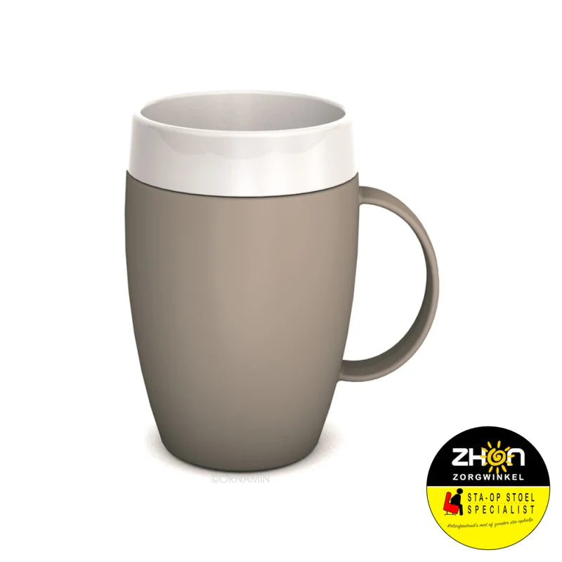 Conische beker 160ml Linnen grijs