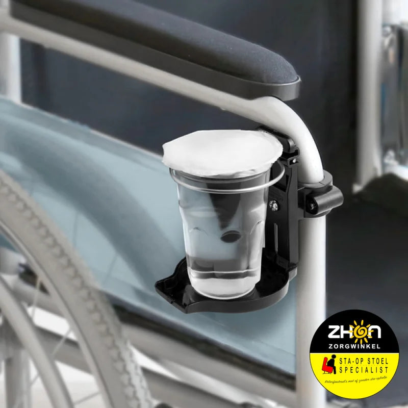 Fleshouder voor rolstoel