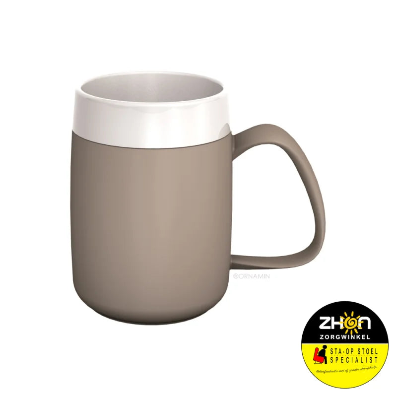 Conische warmhoudbeker 160ml Linnen grij