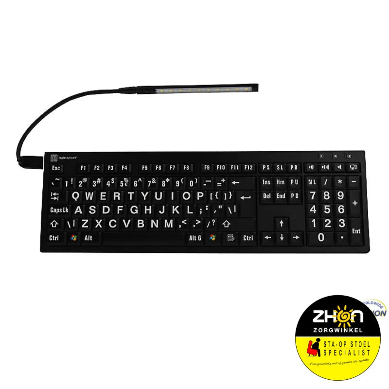Nero Xl Toetsenbord Wit/Zwart