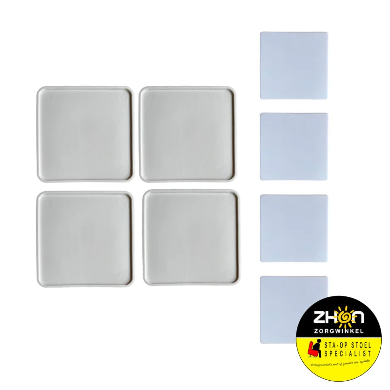 MultiMotion antislip bodems en schuimplaatjes - Wit