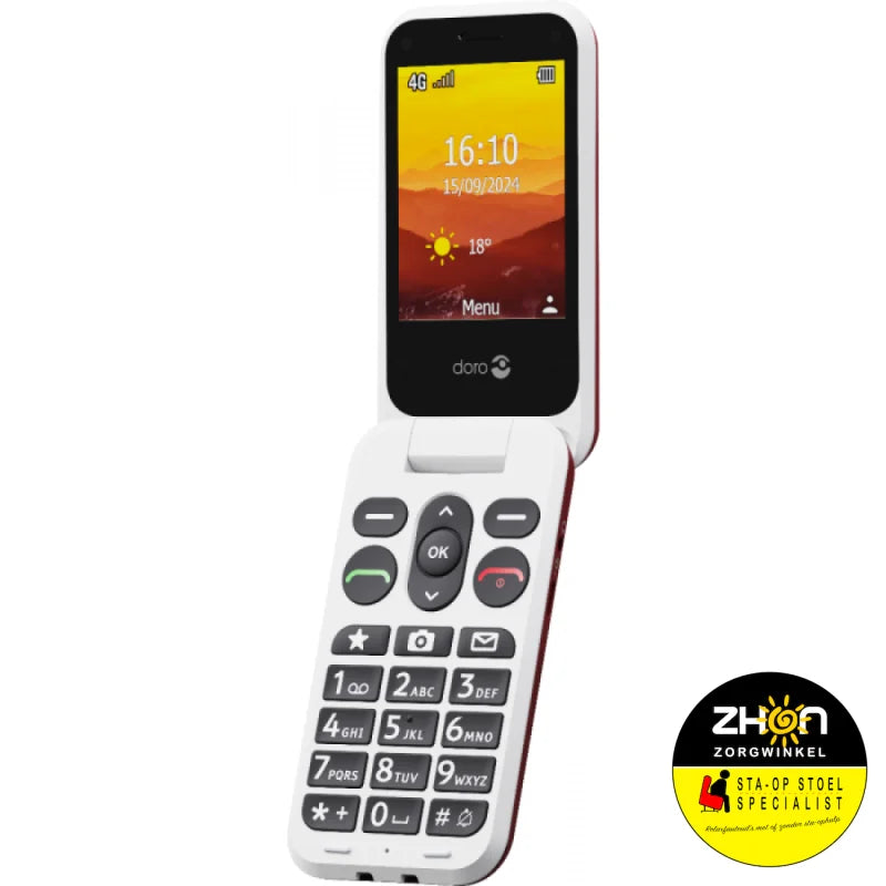 Doro Leva L30 Senioren mobiel rood/wit