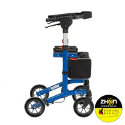 RA60 rollator met softwielen - STANDARD - BLAUW