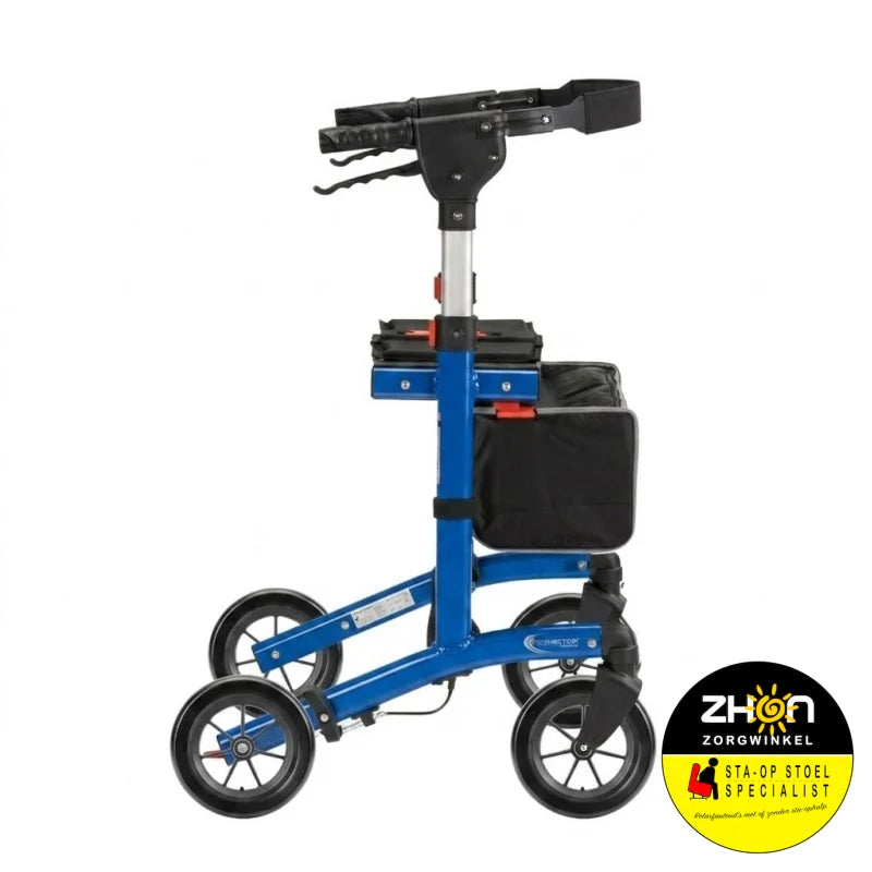 RA60 rollator met softwielen - STANDARD - BLAUW